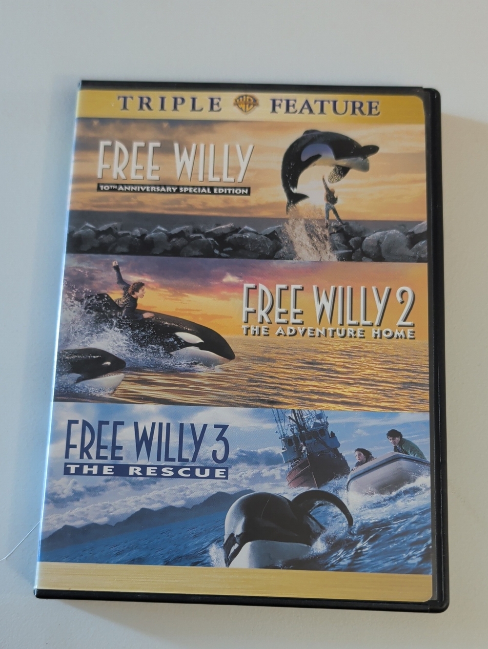 Warner Bros. Free Willy Triple Feature DVD -
